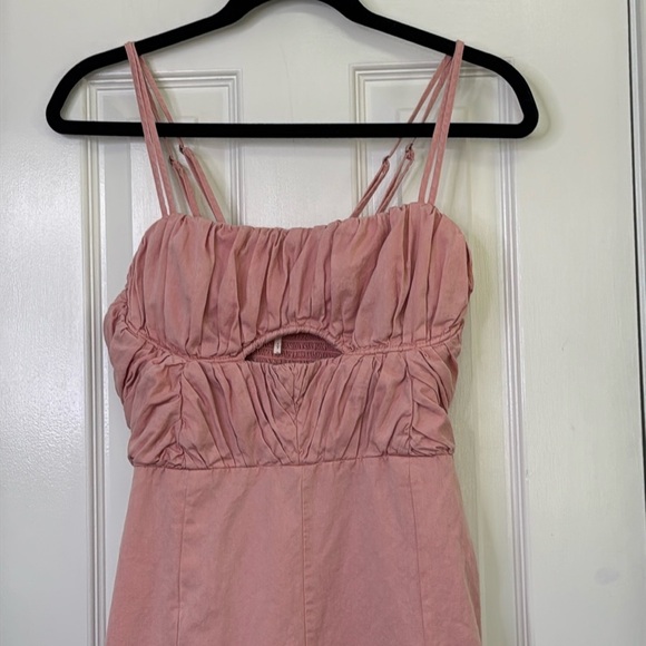 Free People Pink Jumpsuit with Strappy Design - Picture 6 of 14